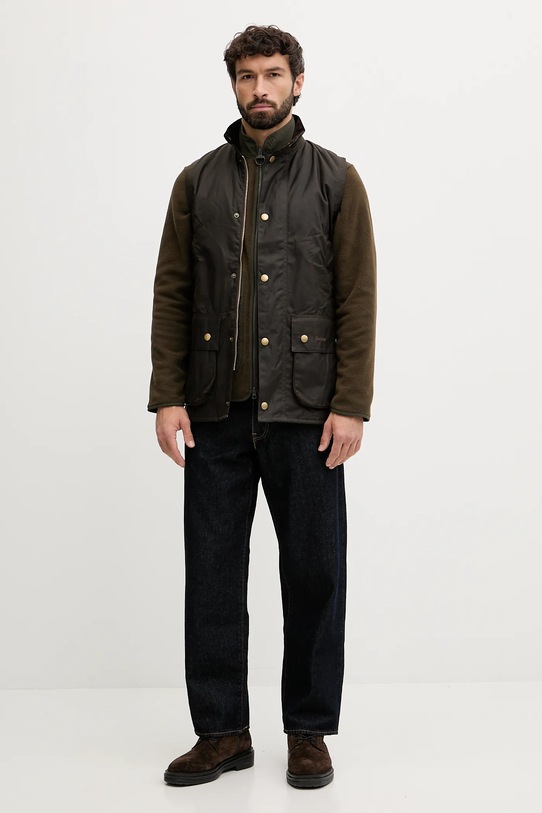 Barbour bluza polarowa LOWICH MFL0211 zielony AW25