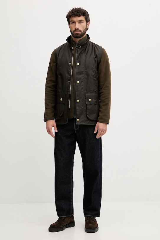 Флисовая кофта Barbour LOWICH MFL0211 зелёный AW25