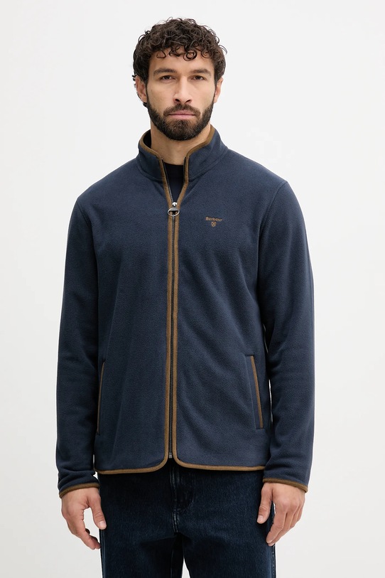 Barbour bluza polarowa aplikacja granatowy MFL0216