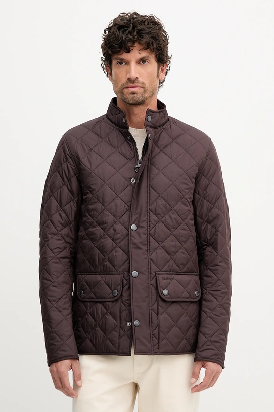 Barbour kurtka LOWERDALE bez kaptura brązowy MQU1715