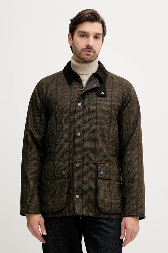 Barbour kurtka wełniana BEDALE pozostałe brązowy MWO0288
