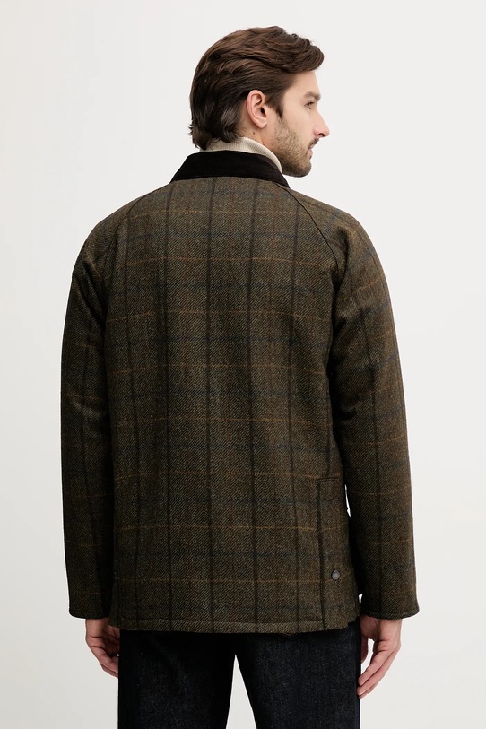 Odzież Barbour kurtka wełniana BEDALE MWO0288 brązowy