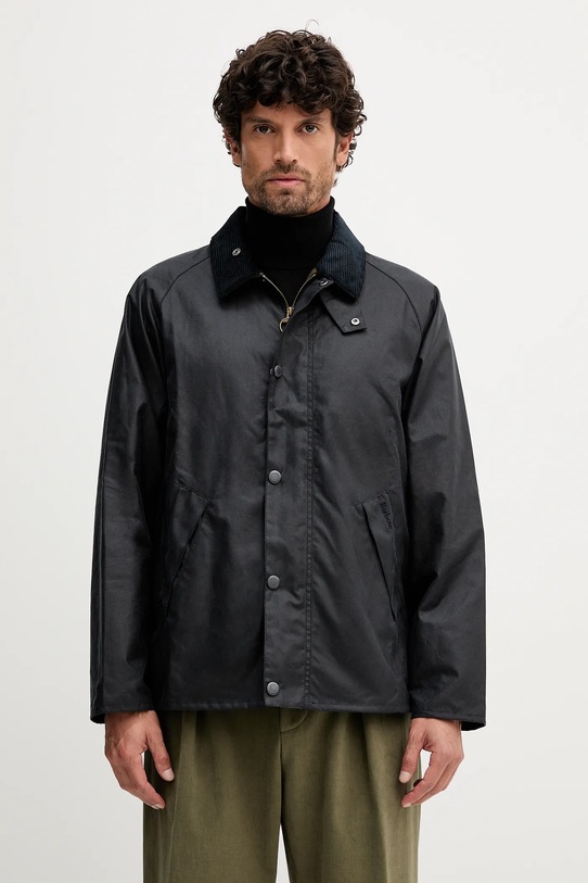 Barbour kurtka bawełniana nieocieplane granatowy MWX2492