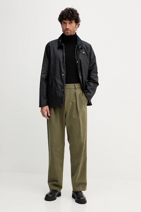 Хлопковая куртка Barbour MWX2492 тёмно-синий AW25