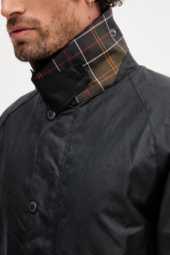 Хлопковая куртка Barbour MWX2492 тёмно-синий