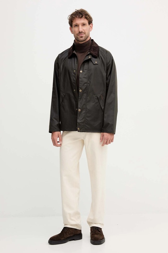 Barbour jachetă de bumbac MWX2492 verde AW25