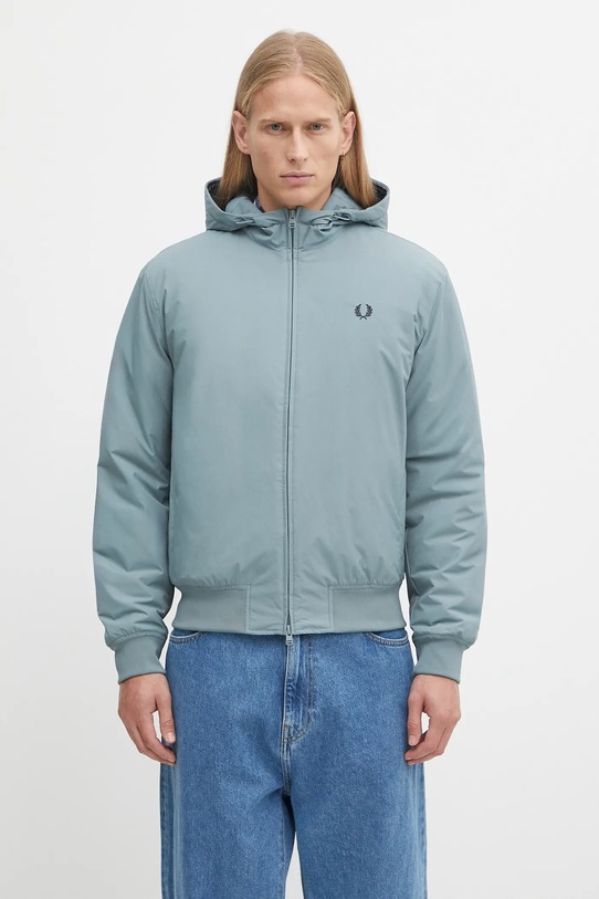 Fred Perry jacket with turquoise J1304