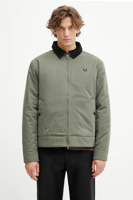 Fred Perry kurtka bez kaptura zielony J8535