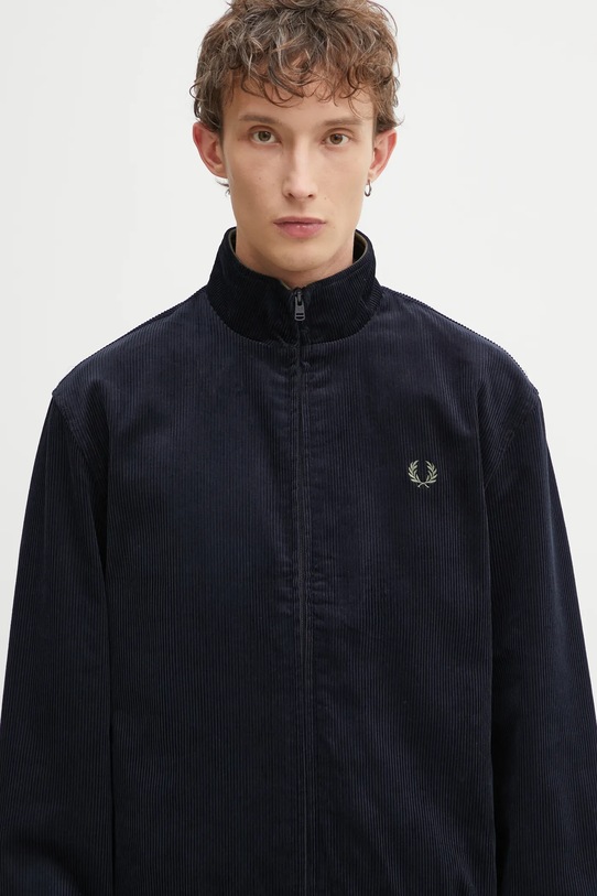 Fred Perry kurtka sztruksowa granatowy J8546
