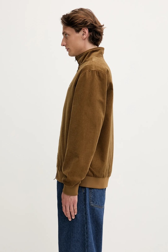 Вельветова куртка Fred Perry J8546 зелений AW25