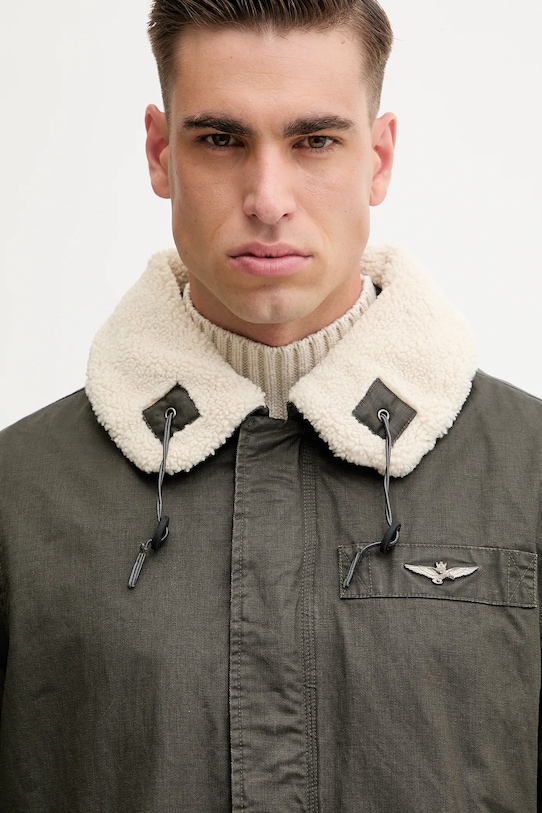 Parka Aeronautica Militare zelená AB3020UCT04215