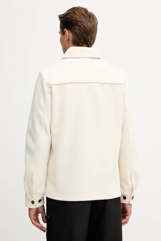 Ρούχα Σακάκι πουκάμισο από μείγμα μαλλιού Aeronautica Militare AC0035UL00902 μπεζ