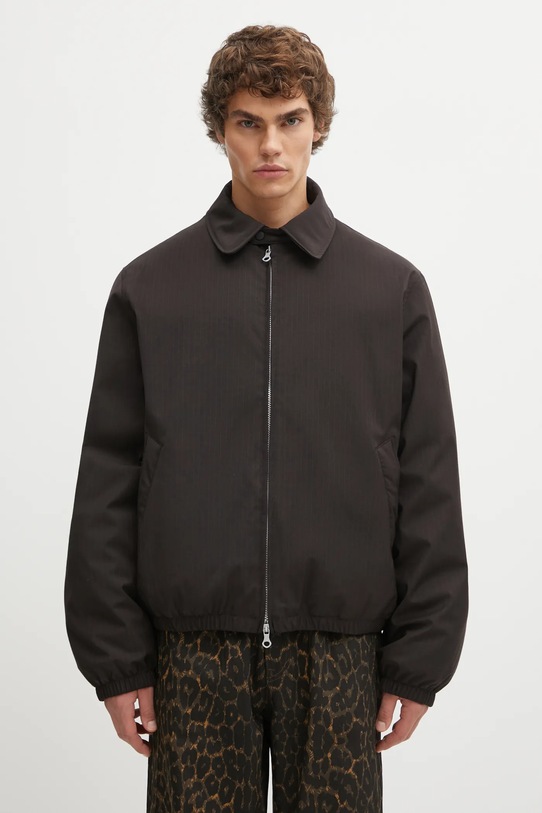 Pernata jakna Our Legacy Avenue s toplom postavom smeđa M4251BC