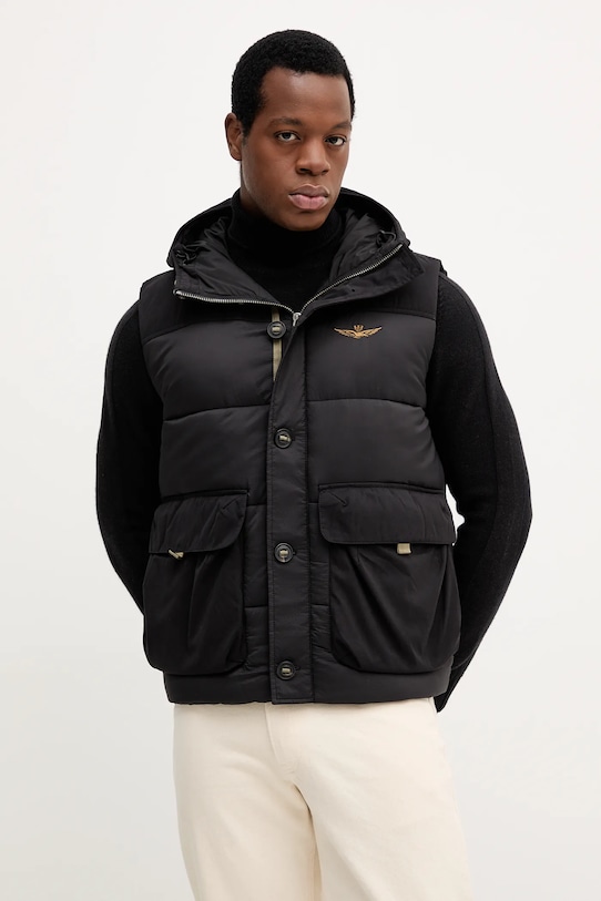 Безрукавка Aeronautica Militare з утепленням чорний AB3017UCT04211