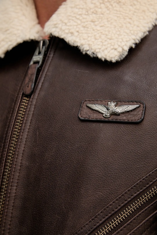 Шкіряна куртка Aeronautica Militare PN0960UPL00304