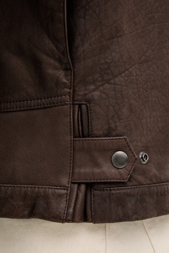 Kožená bunda Aeronautica Militare PN0960UPL00304