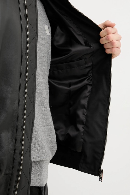 Δερμάτινο μπουφάν bomber BOSS Orange 50547545