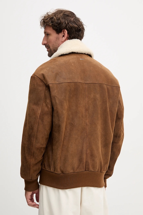 Ρούχα Μπουφάν BOSS Orange 50547567 καφέ