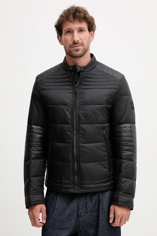 Bunda BOSS Orange jemné zateplenie čierna 50543624