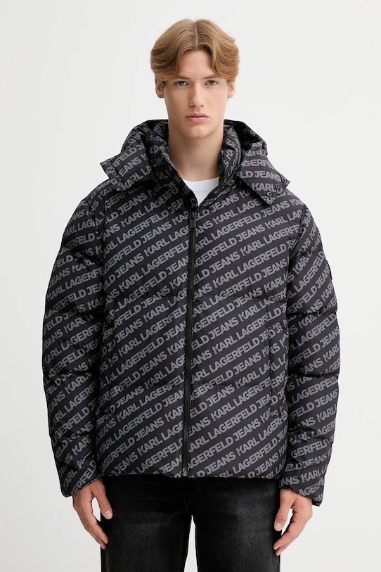 Karl Lagerfeld Jeans kurtka pozostałe czarny A4M15062