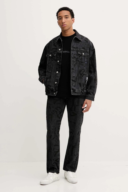 Džínová bunda Karl Lagerfeld Jeans A4M14013 černá AW25