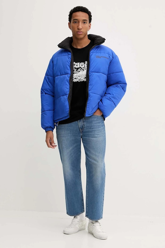 Îmbrăcăminte Karl Lagerfeld Jeans geacă cu două fețe A4M15033 negru