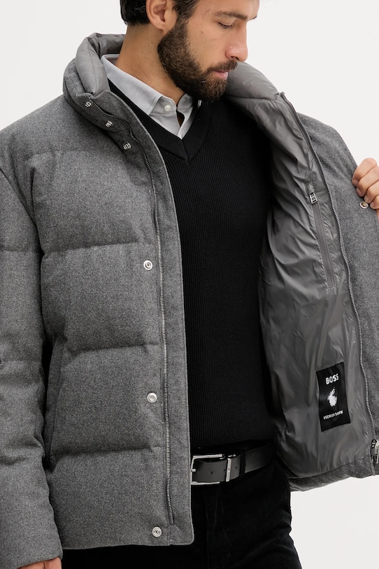 BOSS kurtka puchowa z dodatkiem wełny 50540465