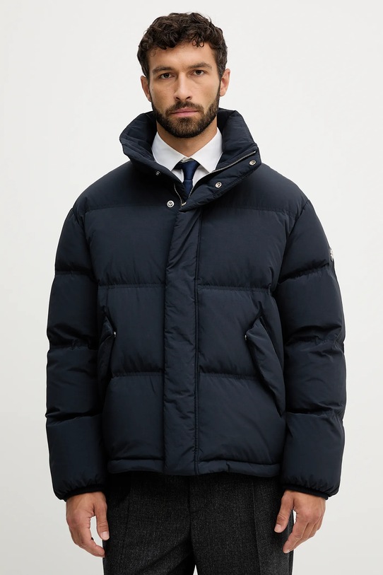 BOSS geacă de puf cu captuseala bleumarin 50547933
