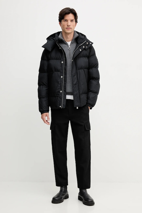 BOSS geacă 50551599 negru AW25