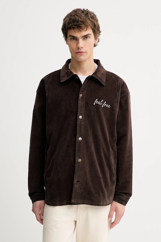 Odzież Kaotiko kurtka AR023.01.K002 brązowy