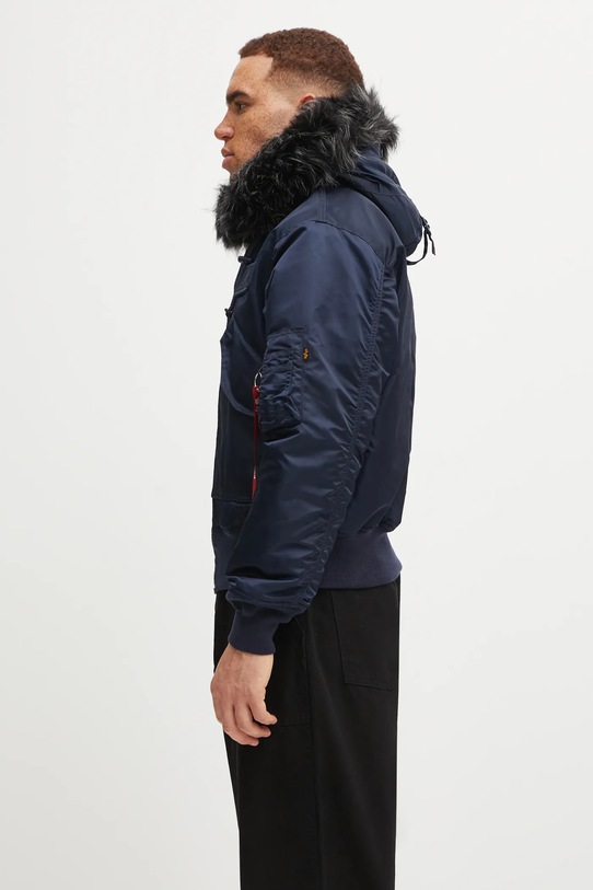 Alpha Industries kurtka 45/P Hooded Custom 113145 granatowy AW25