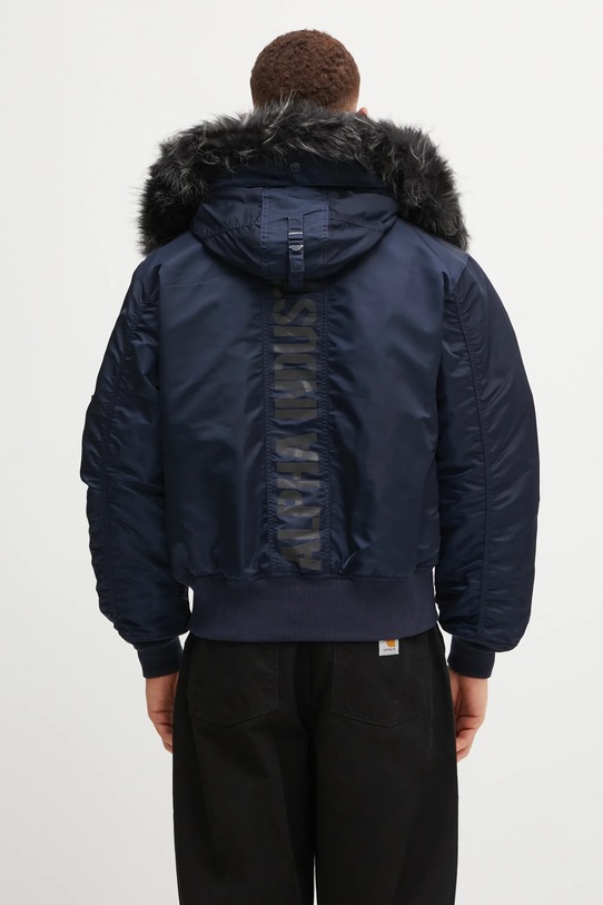Odzież Alpha Industries kurtka 45/P Hooded Custom 113145 granatowy