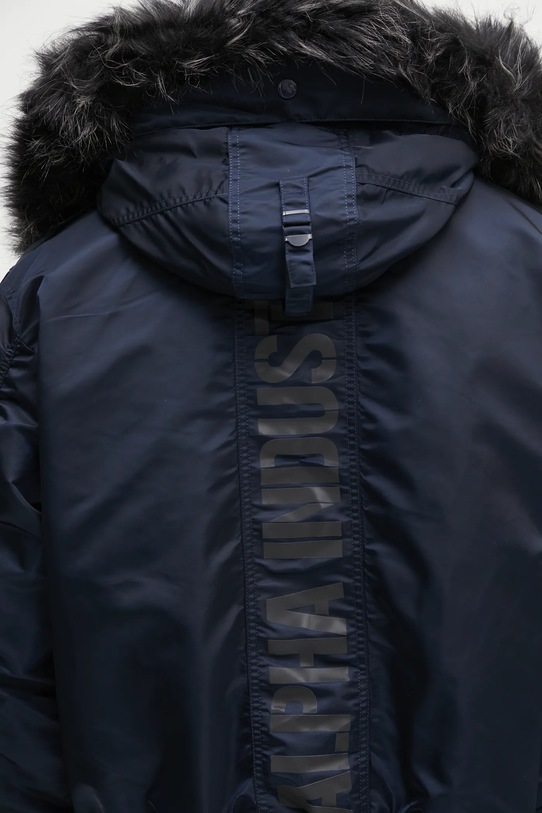 Alpha Industries kurtka 45/P Hooded Custom 113145 granatowy