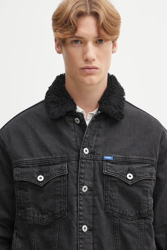 Hugo Blue geacă jeans negru 50547149
