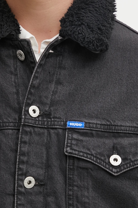 Džínová bunda Hugo Blue 50547149 černá