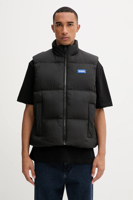 Безрукавка Hugo Blue с подкладкой чёрный 50546648