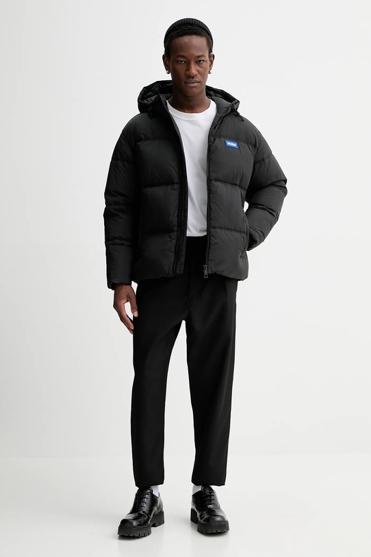Hugo Blue kurtka 50546652 czarny AW25