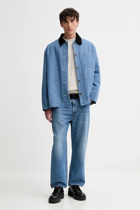 Hugo Blue kurtka bawełniana 50546738 niebieski AW25