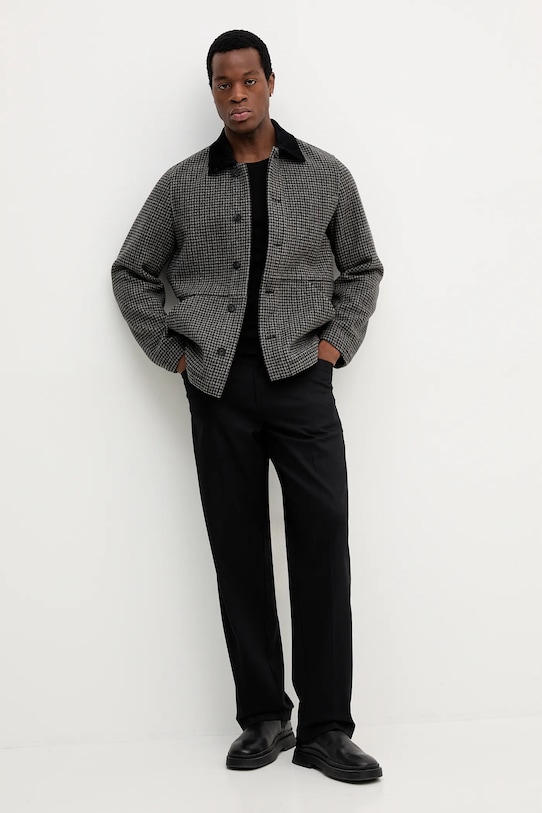 Яке с вълна Marc O'Polo 5000006905 черен AW25