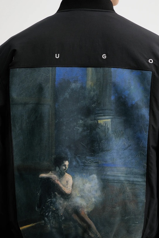 HUGO kurtka bomber 50546233 czarny