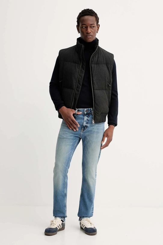 HUGO bezrękawnik 50546253 szary AW25