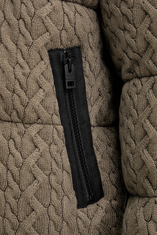 HUGO jachetă din amestec de lână 50546560 verde