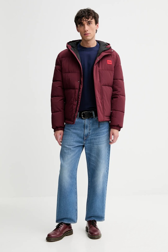 HUGO geacă 50547897 burgundia AW25