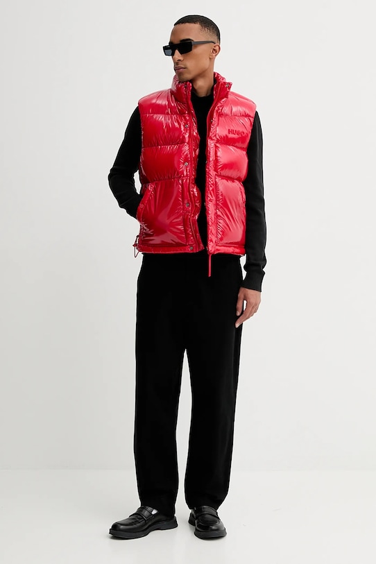 HUGO bezrękawnik 50547981 czerwony AW25