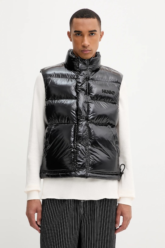 HUGO vestă cu captuseala negru 50547981