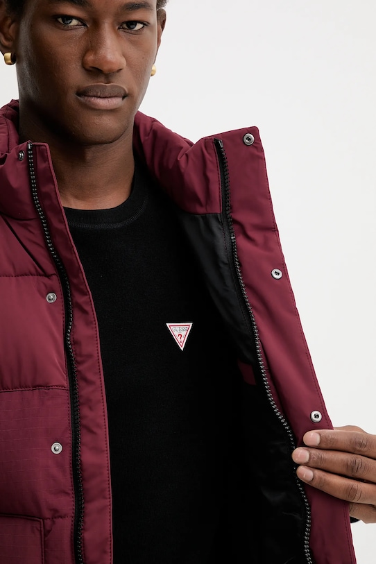 HUGO bezrękawnik 50549787 bordowy