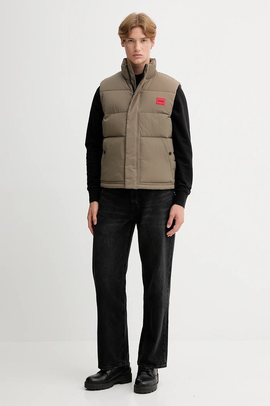 HUGO bezrękawnik 50549787 zielony AW25