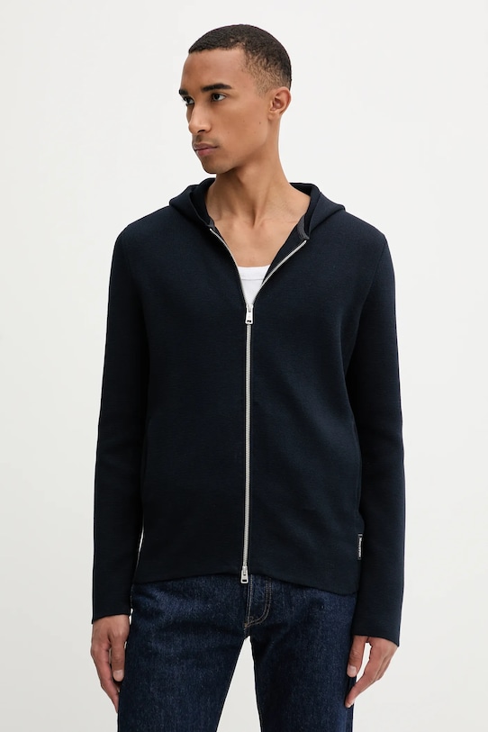 Bavlnená mikina Marc O'Polo bavlna tmavomodrá 528501661206