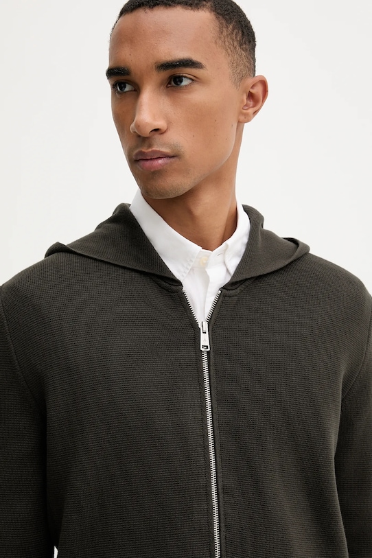 Marc O'Polo hanorac de bumbac verde 528501661206