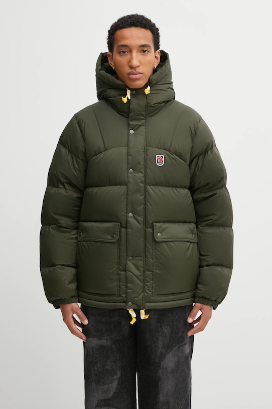Пухено яке Fjallraven Expedition пух зелен F84605